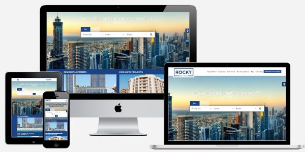 real estate website development