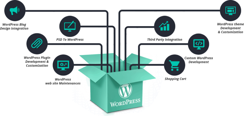 custom wordpress web development services in india